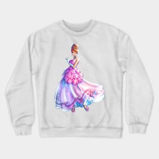 Bloom Flower Princess Crewneck Sweatshirt